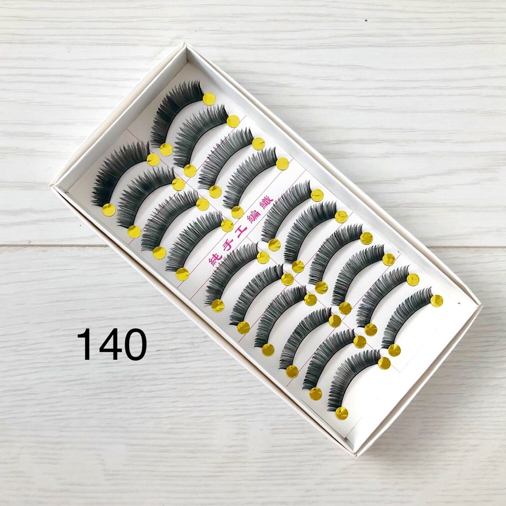 #140 Handmade Eyelashes 10 Pairs/ pack